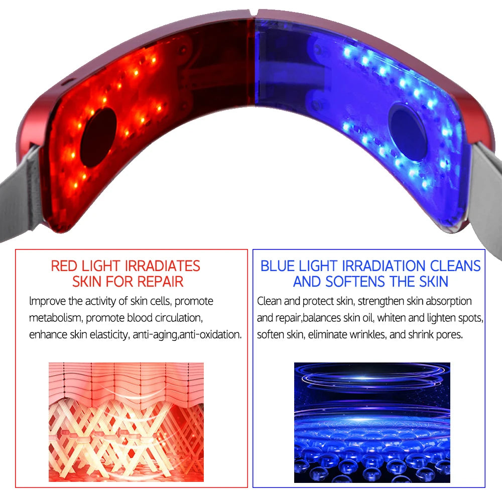V Face Facial Lift Belt Machine Electric V-Line Up Face Massage LED