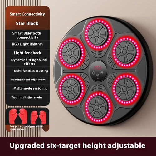 Music Boxing Machine Household With RGB Light Bluetooth-compatible