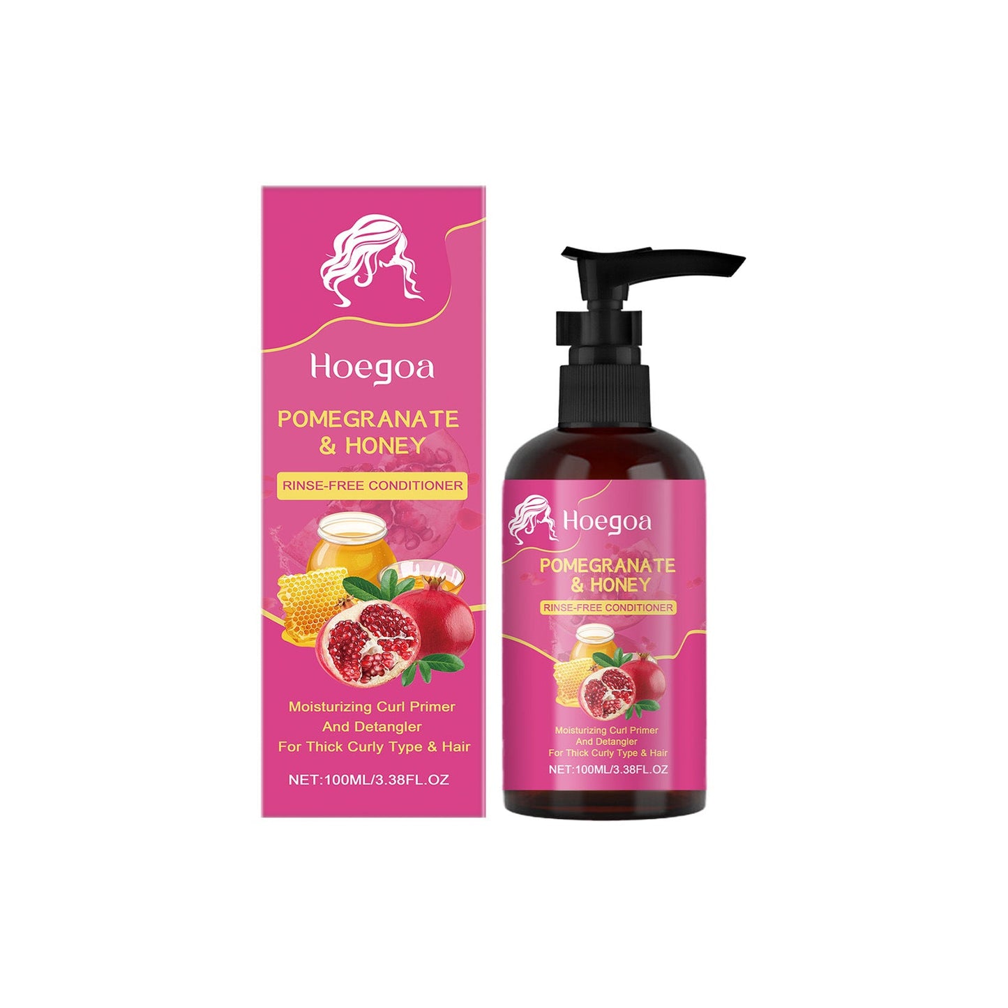 Pomegranate Infusion Hair Serum Hydrating Dry Damaged Gentle Smooth